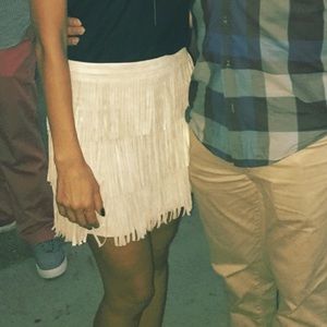 Fringe skirt